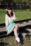 ankle_socks blouse hairbow koyomi necklace skirt rating:Safe score:1 user:pixymisa