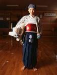 armor gloves hakama headscarf helmet ichikawa_yui kendo kendo_sword ponytail vyj_27 rating:Safe score:0 user:nil!