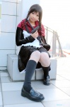 akazukin apron cosplay dress guns hood kneehighs tokyo_akazukin twin_braids zero_inch rating:Safe score:0 user:nil!