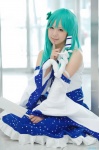 blouse cosplay detached_sleeves green_hair kochiya_sanae makiron skirt touhou rating:Safe score:1 user:nil!