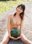 bikini cleavage hara_mikie side-tie_bikini swimsuit watermelon ys_web_232 rating:Safe score:0 user:nil!