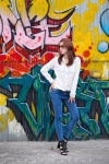 blouse high_heels jeans lee_sung_hwa sunglasses rating:Safe score:1 user:mock