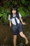 girlz_high moriyama_kotone pleated_skirt sailor_uniform school_uniform skirt summer_special_01 twintails wet rating:Safe score:0 user:nil!