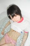 bathroom bathtub bra buruma cosplay gym_uniform iiniku_ushijima jellyfish original see-through shorts tshirt wet rating:Safe score:1 user:nil!