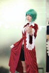 asellus blouse cape cosplay green_hair ibara saga_frontier shorts tie rating:Safe score:0 user:nil!