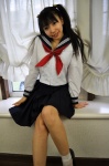 amatsuka_miyu blouse pleated_skirt sailor_uniform scarf school_uniform skirt twintails rating:Safe score:0 user:pixymisa