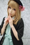 amnesia beret blonde_hair braids cosplay dress heroine_(amnesia) houtou_singi jacket rating:Safe score:3 user:nil!