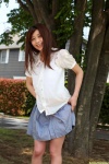 blouse dgc_1036 open_clothes pleated_skirt skirt takahashi_ayumi rating:Safe score:0 user:nil!
