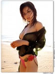 beach bikini_bottom blouse cleavage kinoshita_ayumi ocean swimsuit wet rating:Safe score:1 user:solidsnake1298