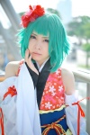 aqua_hair cosplay detached_sleeves gumi mashiro_ayaki tagme_song vocaloid yukata rating:Safe score:0 user:nil!
