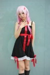 boots cosplay dress guilty_crown hiiragi_haruka pink_hair yuzuriha_inori rating:Safe score:5 user:nil!