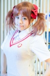 ayame_yuushi blouse cosplay hairbows school_uniform shirai_kuroko sweater to_aru_majutsu_no_index twintails rating:Safe score:0 user:pixymisa