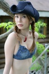 bikini_top china_winds cleavage cowboy_hat ishizaka_chinami swimsuit twin_braids rating:Safe score:0 user:nil!