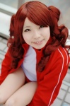 asahina_mikuru buruma cosplay gym_uniform hiyori jacket pantyhose red_hair shorts suzumiya_haruhi_no_yuuutsu tshirt rating:Safe score:0 user:nil!