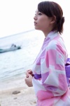 beach ocean ponytail shinozaki_ai ys_web_513 yukata rating:Safe score:0 user:nil!