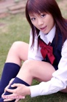 blouse costume kneesocks miniskirt pleated_skirt school_uniform skirt tokito_ami vest rating:Safe score:0 user:nil!