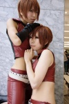 bra choker cosplay croptop elbow_gloves fingerless_gloves gloves haruki_(iii) meiko miniskirt natsuo skirt trousers vocaloid rating:Safe score:0 user:pixymisa