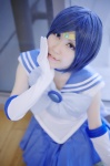 ai_(iv) bishoujo_senshi_sailor_moon blue_hair choker cosplay elbow_gloves gloves mizuno_ami sailor_dress sailor_mercury rating:Safe score:0 user:nil!