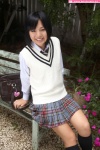 blouse bookbag kneesocks miyano_hitomi pleated_skirt school_uniform skirt sweater_vest tie rating:Safe score:0 user:nil!