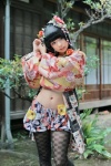 cosplay open_robe original pantyhose robe sarashi shorts zero_inch rating:Safe score:3 user:xkaras