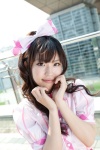 amaguri_irufu blouse cosplay hairbow idolmaster idolmaster_cinderella_girls shimamura_uzuki rating:Safe score:1 user:pixymisa