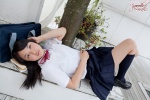 blouse bookbag kneesocks pleated_skirt school_uniform skirt yamanaka_tomoe rating:Safe score:1 user:nil!