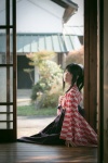 bunmei_kaika:_aoiza_ibunroku cosplay hair_tie haori ibara kimono mito_aoi ponytail rating:Safe score:0 user:nil!