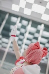 choker cosplay dress gloves hairbows kaname_madoka kanan_kaori pink_hair puella_magi_madoka_magica twintails rating:Safe score:0 user:nil!