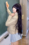 blazer blouse cosplay gokou_ruri mashiro_yuki moshimo_kuroneko_ga_ore_no_kanojo_dattara... ore_no_imouto_ga_konna_ni_kawaii_wake_ga_nai pleated_skirt purple_hair school_uniform skirt rating:Safe score:1 user:nil!