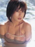 bikini_top cleavage dress inoue_waka see-through swimsuit wet rating:Safe score:0 user:nil!