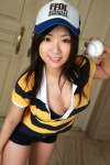 baseball baseball_cap bikini_top otomo_sayuri polo_shirt shorts striped swimsuit rating:Safe score:2 user:nil!