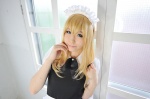 apron assam blonde_hair blouse cosplay dress hairband haruka k-on! kotobuki_tsumugi maid maid_uniform rating:Safe score:0 user:nil!