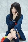 cosplay ichigo_100 kneesocks pleated_skirt sailor_uniform school_uniform skirt toujou_aya uta rating:Safe score:1 user:nil!