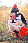 amatsuka_miyu blouse cosplay fan kneesocks pleated_skirt scarf shameimaru_aya skirt tokin_hat touhou wings rating:Safe score:0 user:nil!