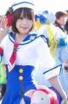 campaign_girl cosplay hat kipi monster_hunter plushie sailor_uniform school_uniform tie rating:Safe score:0 user:pixymisa