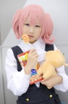 blouse cosplay inu_boku_secret_service jumper lollipop nappo pink_hair roromiya_karuta school_uniform stuffed_animal twintails rating:Safe score:0 user:nil!