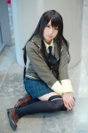 blazer blouse boku_wa_tomodachi_ga_sukunai cosplay mikazuki_yozora pleated_skirt school_uniform skirt thighhighs yuushi zettai_ryouiki rating:Safe score:1 user:nil!