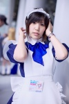 apron bowtie bracelet cosplay dream_girl dream_party hairband maid maid_uniform minatsuki_naru watch rating:Safe score:0 user:pixymisa