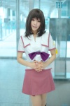blouse bow cosplay from_the_new_world kneehighs pantyhose sheer_legwear shimotsuki_sato skirt watanabe_saki rating:Safe score:1 user:pixymisa