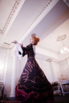 beatrice braid choker cosplay gown orange_hair saku umineko_no_naku_koro_ni rating:Safe score:0 user:nil!