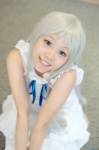 ano_hi_mita_hana_no_namae_wo_bokutachi_wa_mada_shiranai cosplay dress honma_meiko ori_(ii) silver_hair rating:Safe score:0 user:nil!