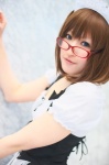 apron corset cosplay dress glasses hairband hoshino_kana maid maid_uniform original rating:Safe score:0 user:nil!