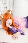 animal_ears blouse cosplay horo orange_hair saku saku_to_koshinryo_horo spice_and_wolf trousers wolf_ears rating:Safe score:0 user:nil!