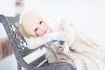 blonde_hair cosplay dress gloves ponytail shirayuki_himeno tagme_character tagme_series rating:Safe score:2 user:nil!