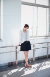 blouse hairbow irohira miniskirt ponytail skirt rating:Safe score:0 user:nil!