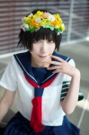 armband cosplay headband matsuko pleated_skirt sailor_uniform school_uniform skirt to_aru_kagaku_no_railgun uiharu_kazari rating:Safe score:1 user:nil!