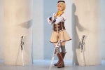 beret blonde_hair blouse boots bowtie corset cosplay detached_sleeves fingerless_gloves gloves gun miniskirt puella_magi_madoka_magica skirt thighhighs tomoe_mami twintails yoppy zettai_ryouiki rating:Safe score:0 user:pixymisa