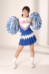 cheerleader_uniform costume dgc_0230 glasses pleated_skirt pom_poms skirt socks tank_top tokito_ami twintails rating:Safe score:0 user:nil!