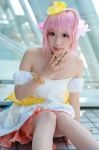 ahiru cosplay dress hairbow pantyhose pink_hair princess_tutu zero_inch rating:Safe score:0 user:nil!