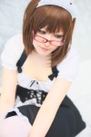apron corset cosplay dress glasses hairband hoshino_kana maid maid_uniform original thighhighs rating:Safe score:0 user:nil!
